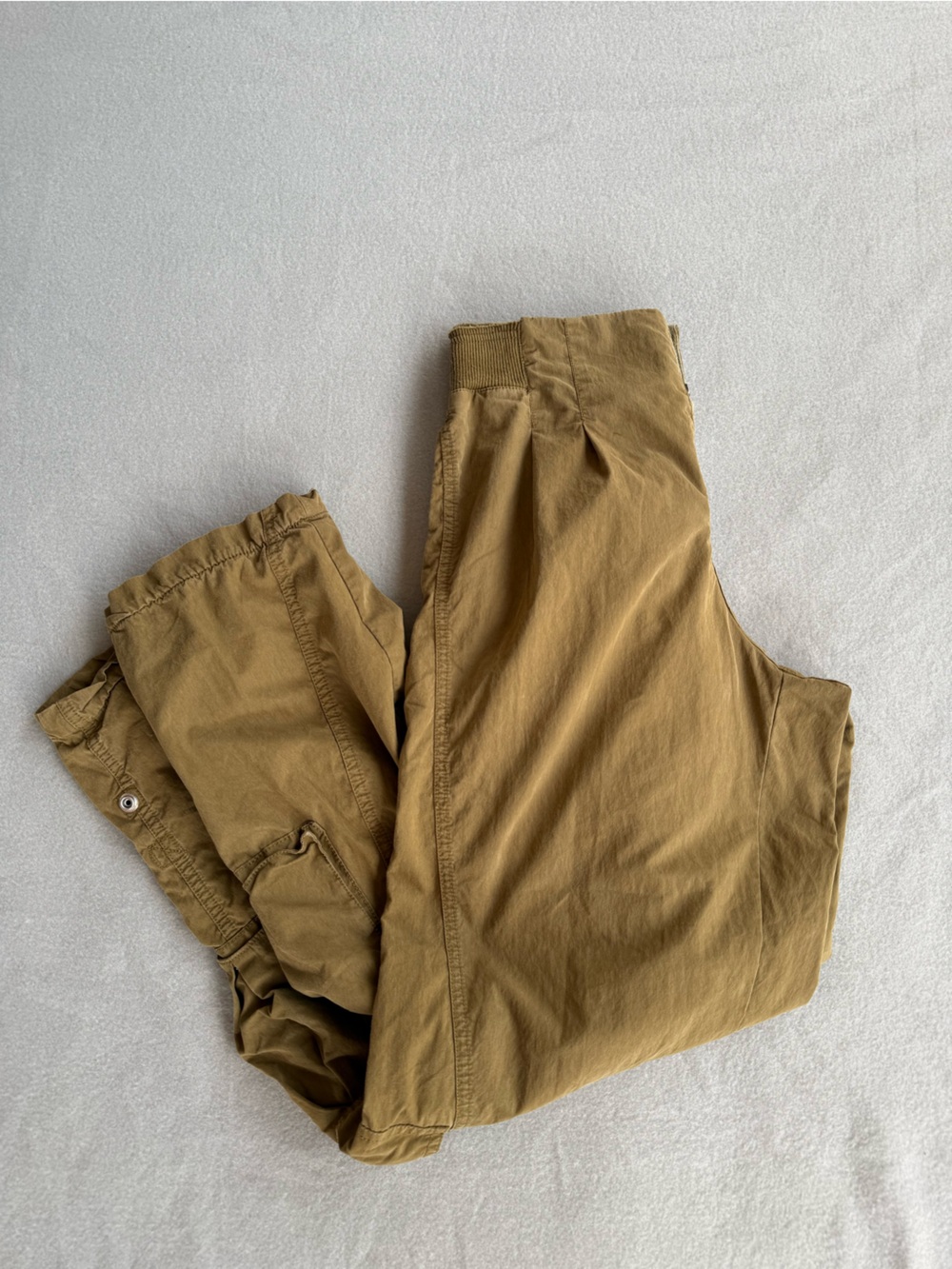 Free People FP Movement Mesmerize Me Cargo Pants Women Sz Small Olive Green